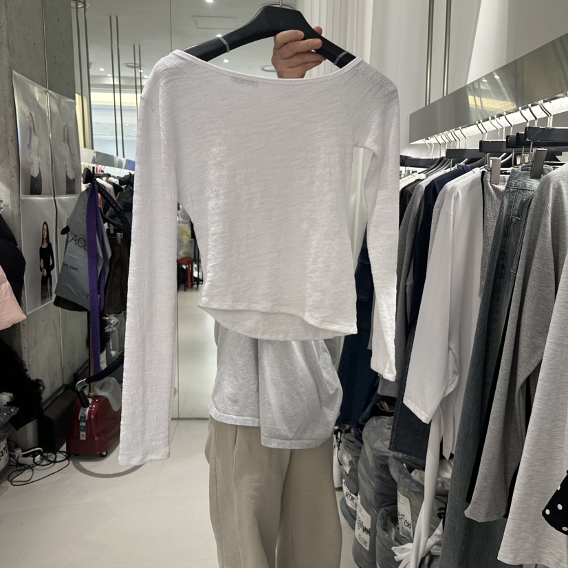 ARTE STUDIO/ATTENTION EDITORIAL韓國代購女裝新品休閑長袖T恤ARTE STUDIO/ATTENTION EDITORIAL長袖T恤