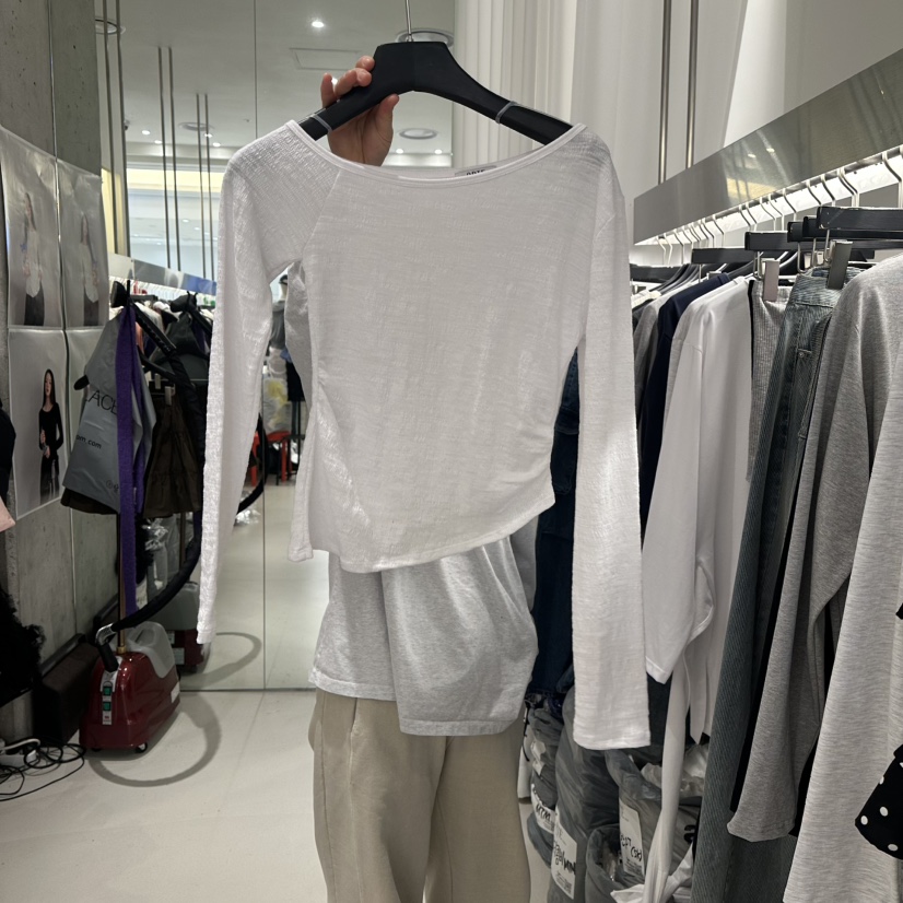 ARTE STUDIO/ATTENTION EDITORIAL韓國代購女裝新品休閑長袖T恤ARTE STUDIO/ATTENTION EDITORIAL長袖T恤圖色1