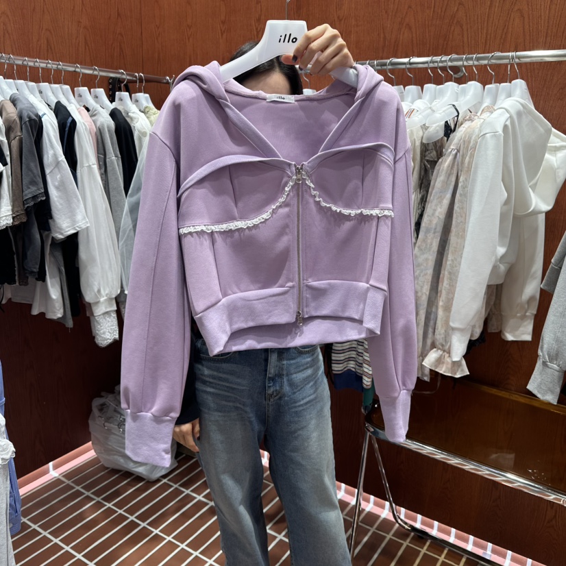 ILLO/MOCI韓國直郵女士新款時尚真品職業熱賣衛衣連帽衫ILLO/MOCI衛衣圖色2