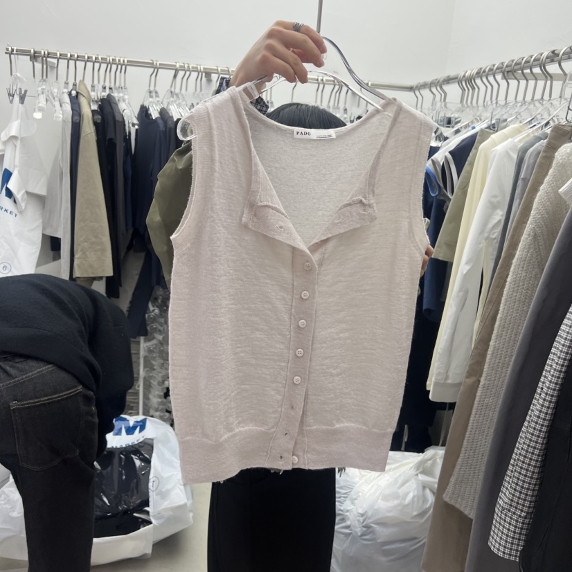 PADO東大門實拍女裝新款時尚推薦休閑職業真品人氣26春夏馬甲PADO馬甲圖色2