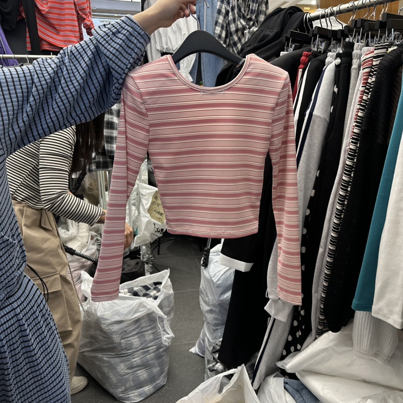 A-DEL韓國代購女士新品時尚熱賣人氣休閑職業推薦長袖T恤A-DEL長袖T恤