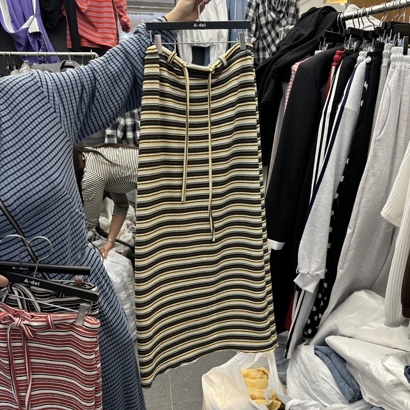 A-DEL東大門實拍女裝新款熱賣時尚人氣26春夏職業休閑長裙A-DEL長裙圖色3