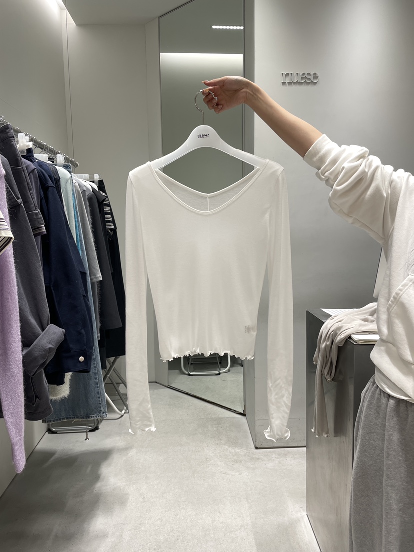 NUESE韓國代購女士新款推薦熱賣休閑真品時尚26春夏長袖T恤NUESE長袖T恤圖色4