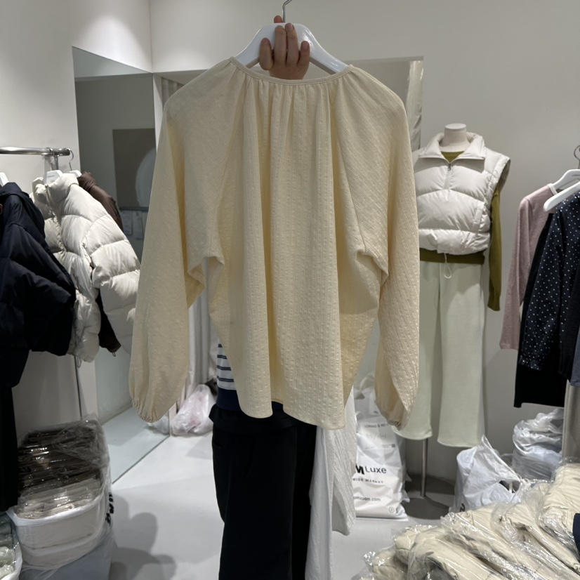 LORING RE I東大門直郵女士新品26春夏時尚真品襯衫蕾絲衫LORING RE-I/BARE襯衫/蕾絲衫