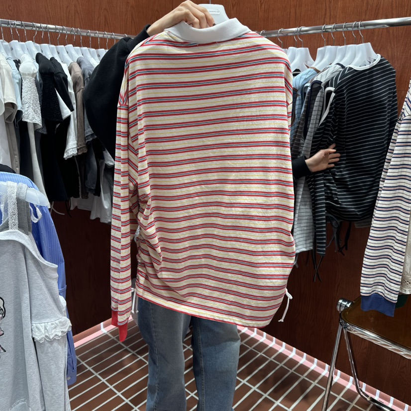 ILLO/MOCI韓國直郵女士新品人氣休閑熱賣時尚推薦長袖T恤ILLO/MOCI長袖T恤