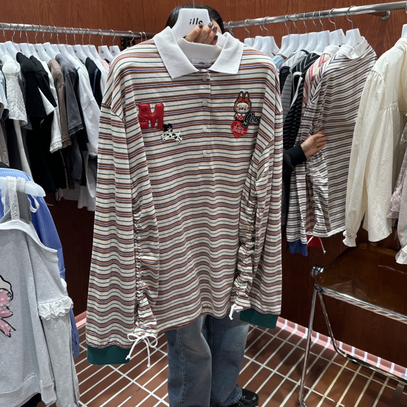 ILLO/MOCI韓國直郵女士新品人氣休閑熱賣時尚推薦長袖T恤ILLO/MOCI長袖T恤圖色3