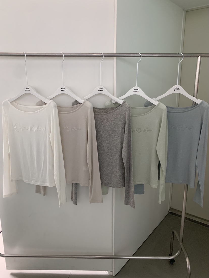 SHOP POSTER東大門直郵女裝新品時尚真品推薦26春夏長袖T恤SHOP_POSTER長袖T恤