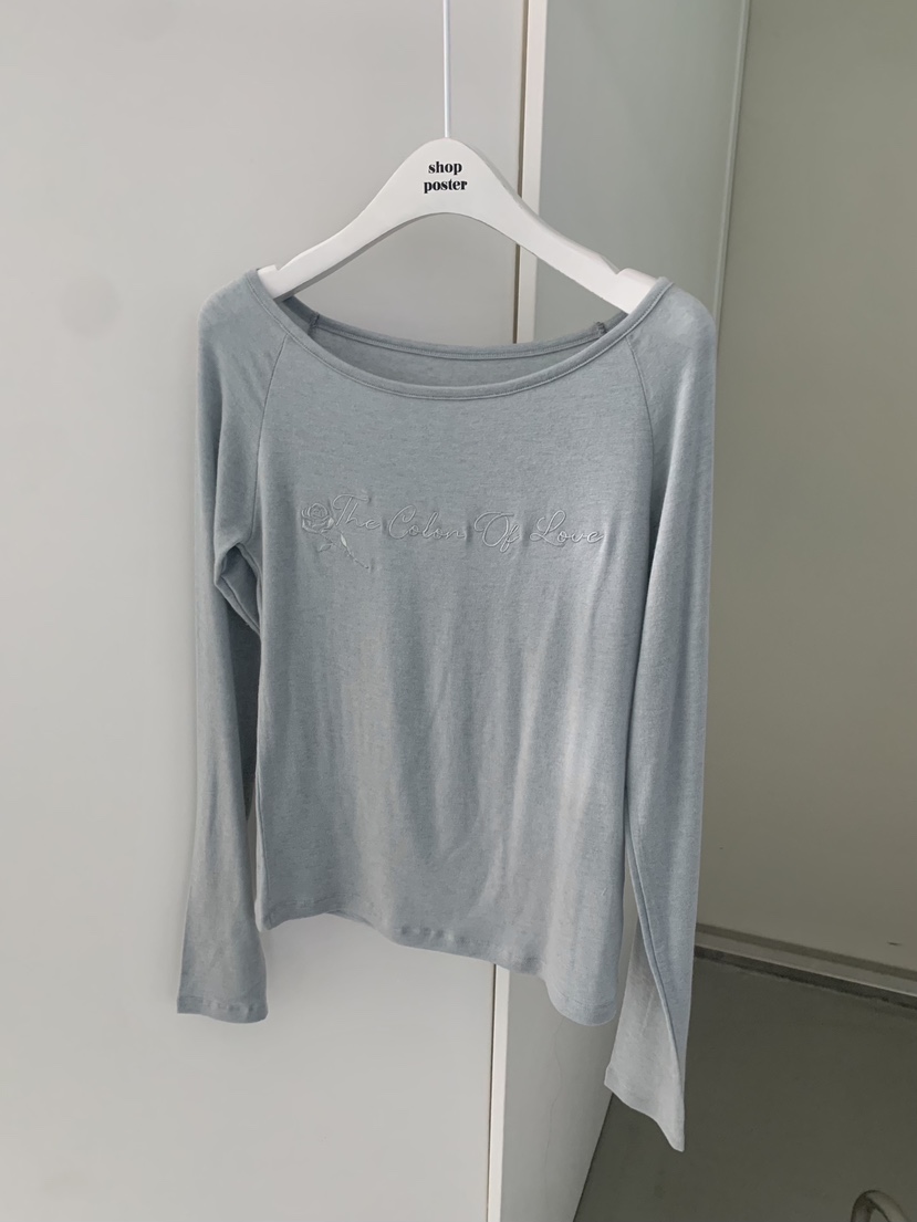 SHOP POSTER東大門直郵女裝新品時尚真品推薦26春夏長袖T恤SHOP_POSTER長袖T恤圖色5