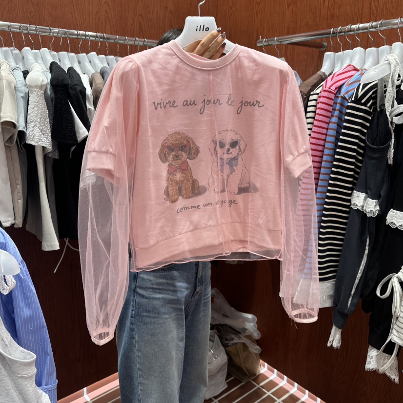 ILLO/MOCI東大門實拍女士新款熱賣人氣真品職業26春夏長袖T恤ILLO/MOCI長袖T恤圖色3