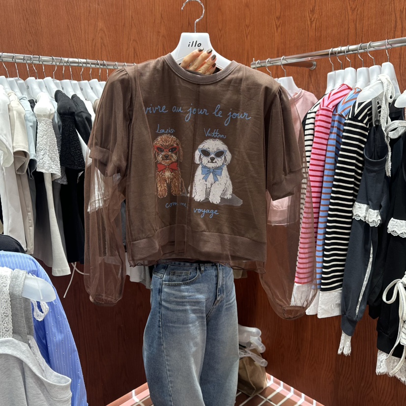 ILLO/MOCI東大門實拍女士新款熱賣人氣真品職業26春夏長袖T恤ILLO/MOCI長袖T恤圖色4