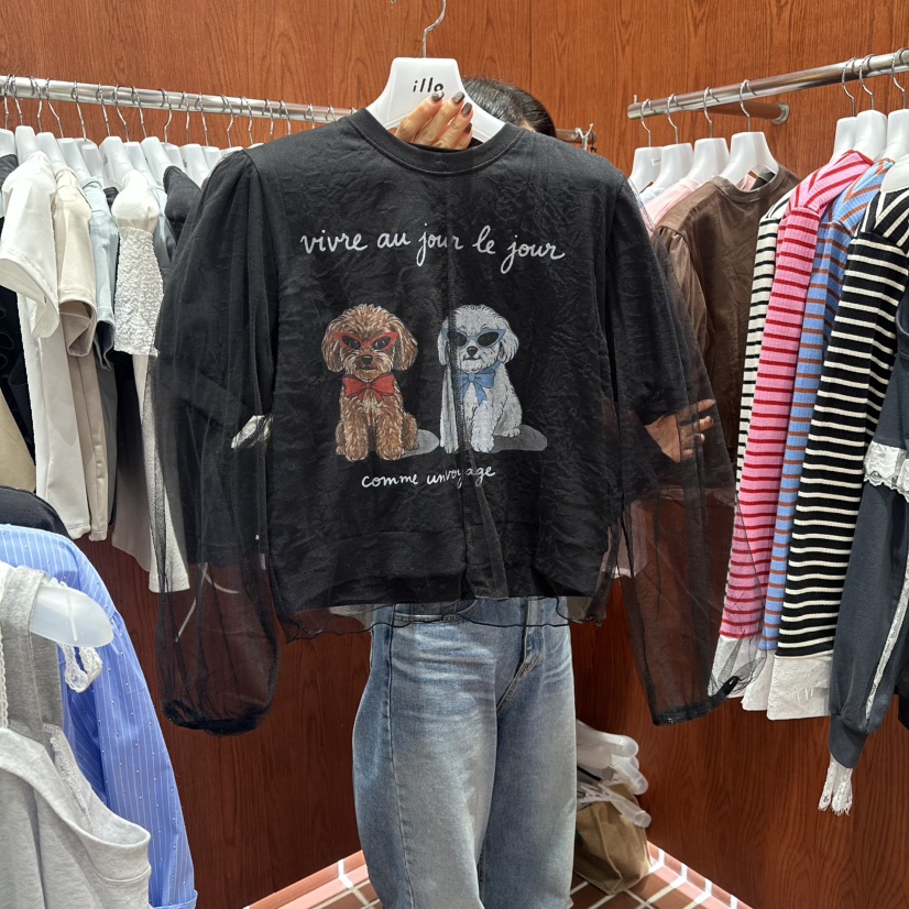 ILLO/MOCI東大門實拍女士新款熱賣人氣真品職業26春夏長袖T恤ILLO/MOCI長袖T恤圖色5