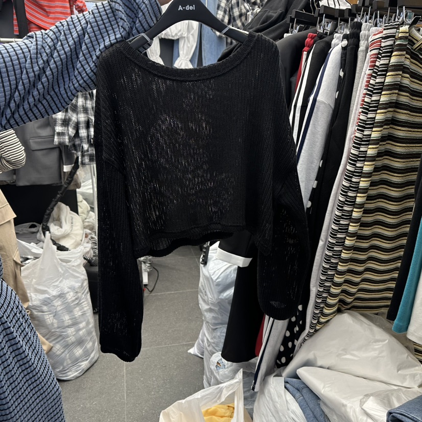 A-DEL東大門代購女士新款人氣職業時尚熱賣真品26春夏針織衫A-DEL針織衫圖色3