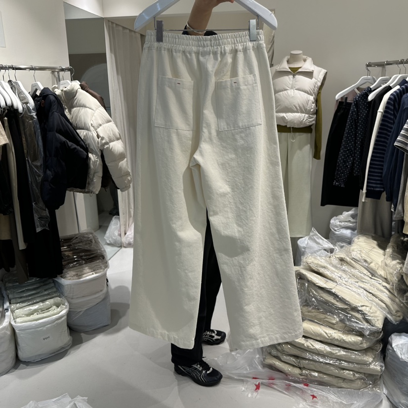 LORING RE I韓國代購女裝新品人氣休閑26春夏真品休閑褲LORING RE-I/BARE休閑褲