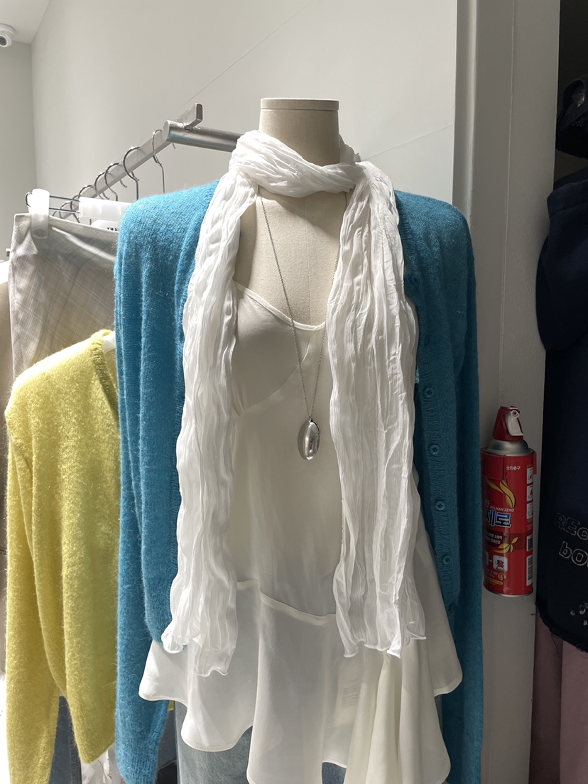 NUESE韓國代購女士新品時尚推薦人氣熱賣職業圍巾披肩圍巾NUESE圍巾/披肩圖色1