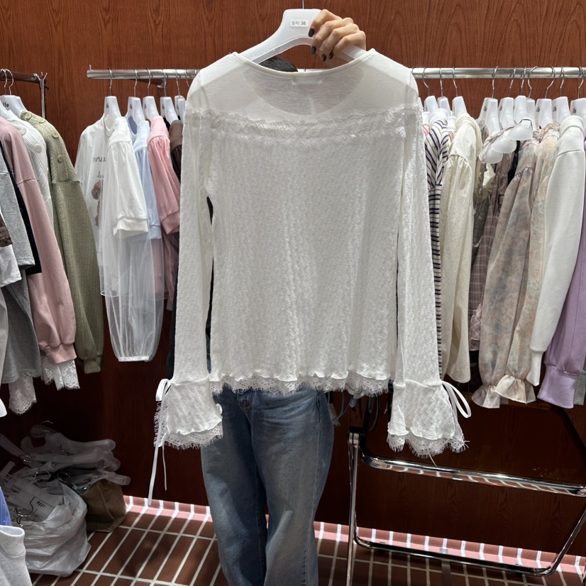 ILLO/MOCI東大門直郵女士新品26春夏休閑推薦人氣長袖T恤ILLO/MOCI長袖T恤