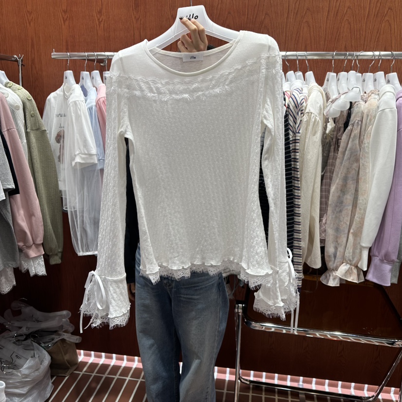 ILLO/MOCI東大門直郵女士新品26春夏休閑推薦人氣長袖T恤ILLO/MOCI長袖T恤圖色1