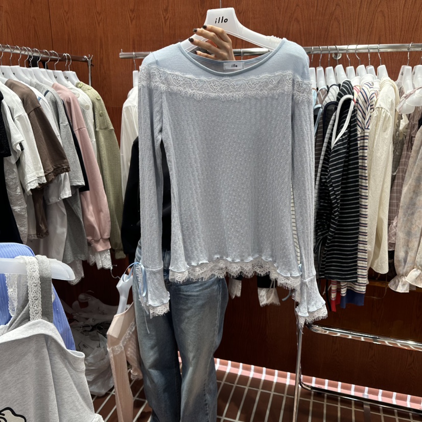 ILLO/MOCI東大門直郵女士新品26春夏休閑推薦人氣長袖T恤ILLO/MOCI長袖T恤圖色3