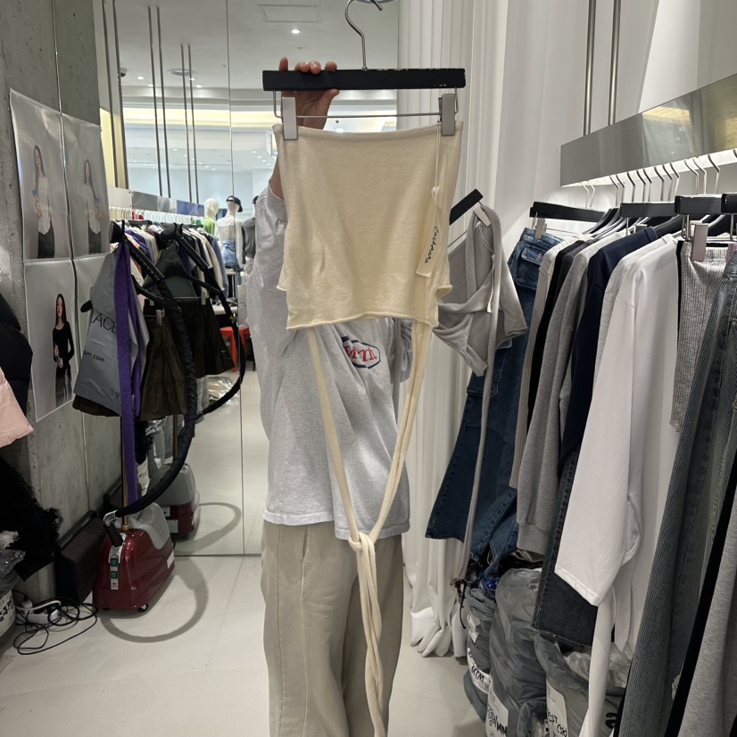 ARTE STUDIO/ATTENTION EDITORIAL東大門實拍女士新品熱賣吊帶背心ARTE STUDIO/ATTENTION EDITORIAL吊帶/背心圖色1