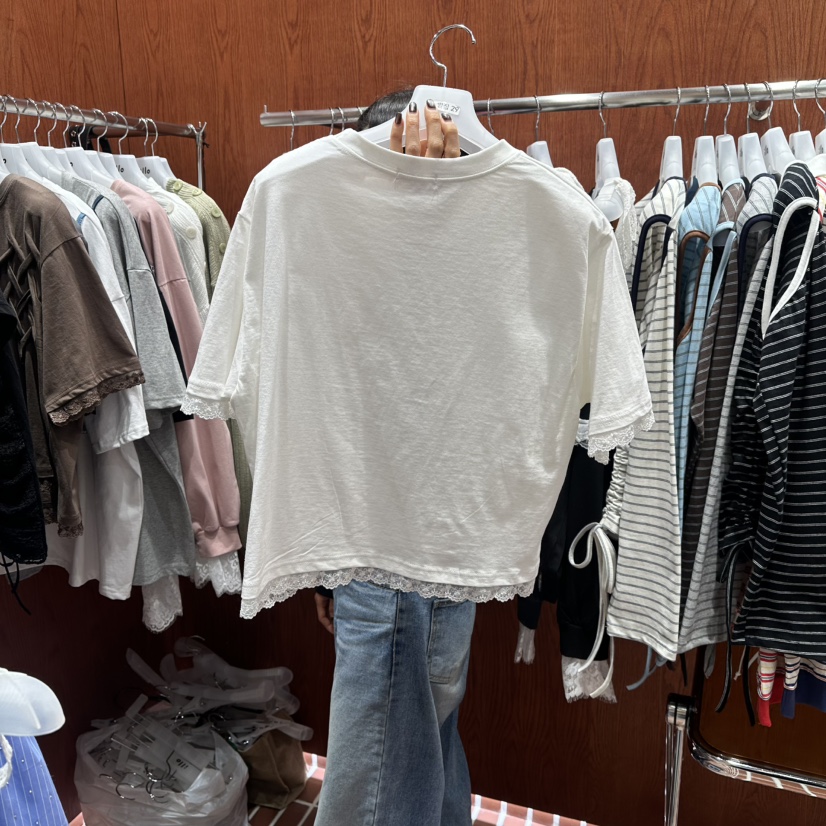 ILLO/MOCI韓國代購女裝新品時尚熱賣人氣推薦休閑職業T恤ILLO/MOCIT恤