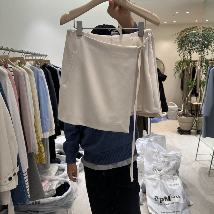 GRACIA東大門代購女裝新款熱賣休閑人氣真品推薦短裙圍巾GRACIA短裙圖色1