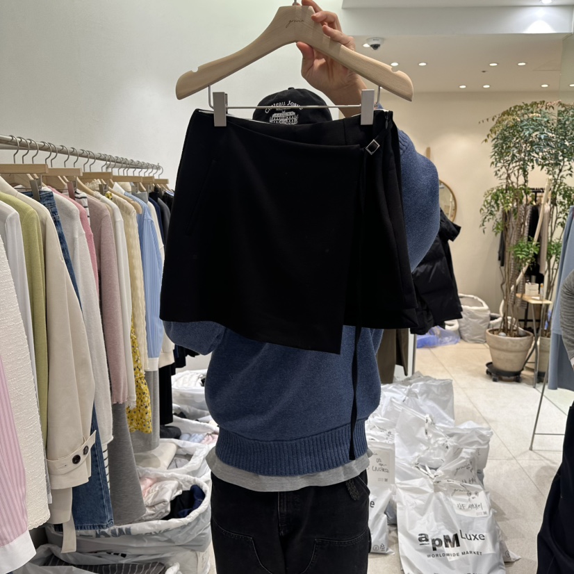 GRACIA東大門代購女裝新款熱賣休閑人氣真品推薦短裙圍巾GRACIA短裙圖色2