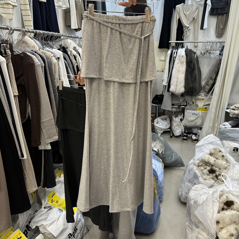 BILLION-L東大門直郵女裝新品人氣休閑真品時尚長裙含腰繩BILLION-L長裙圖色3