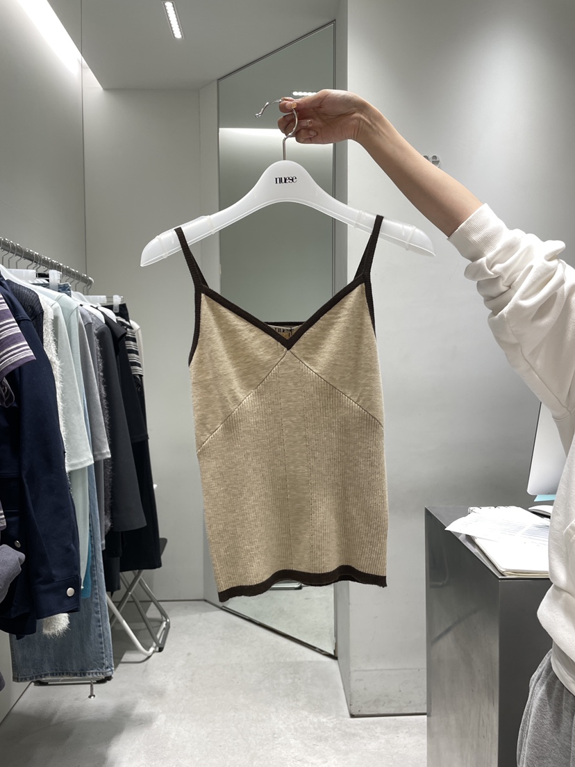 NUESE東大門實拍女士新品26春夏人氣推薦真品時尚吊帶背心NUESE吊帶/背心圖色2