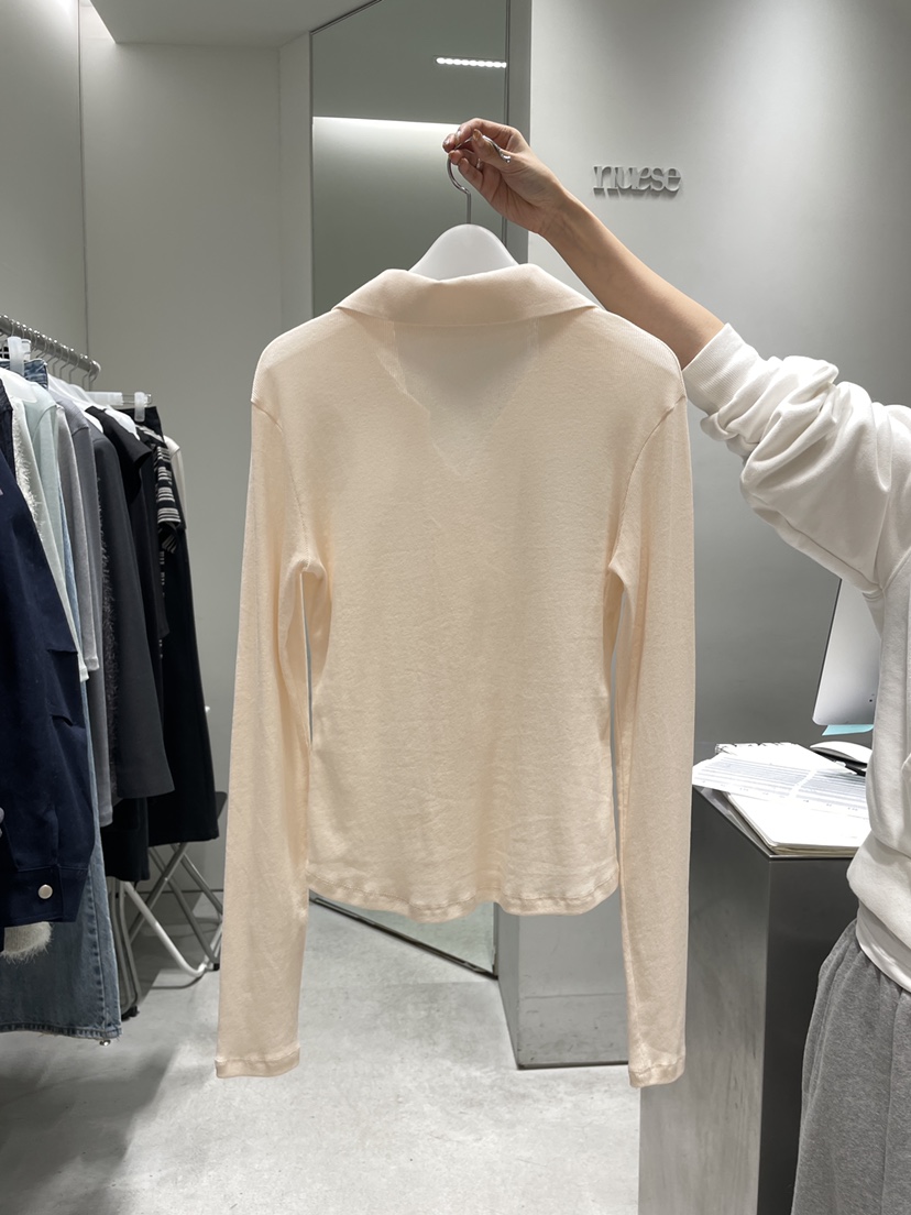 NUESE東大門直郵女士新品熱賣26春夏推薦職業人氣長袖T恤NUESE長袖T恤