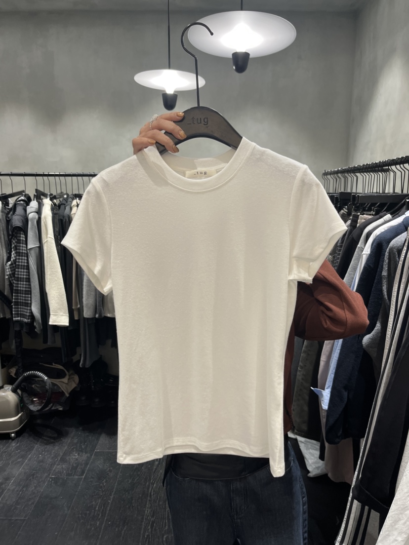 TUG東大門代購女裝新品時尚職業推薦26春夏人氣真品T恤修身TUGT恤圖色1