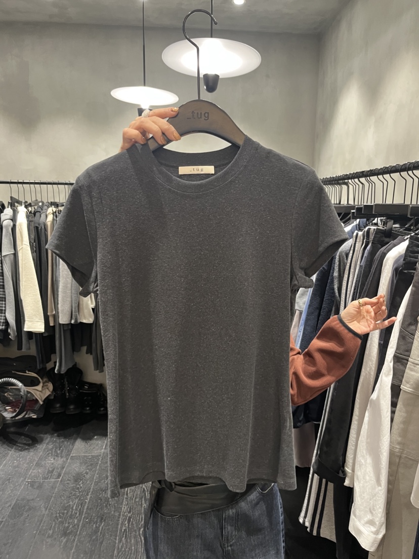 TUG東大門代購女裝新品時尚職業推薦26春夏人氣真品T恤修身TUGT恤圖色2
