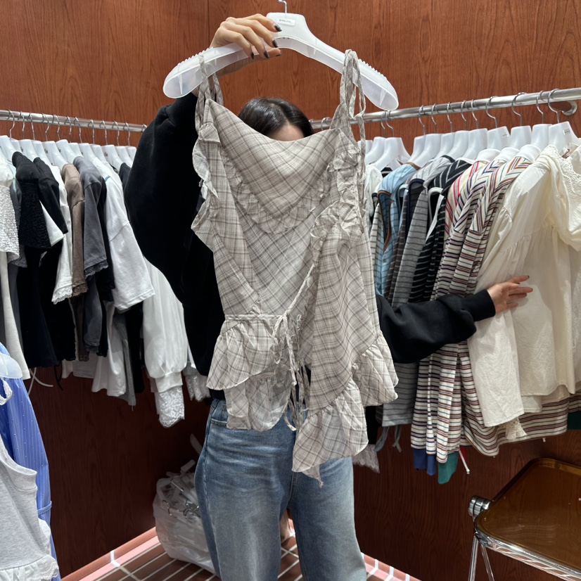 ILLO/MOCI韓國直郵女士新品26春夏職業真品時尚吊帶背心ILLO/MOCI吊帶/背心