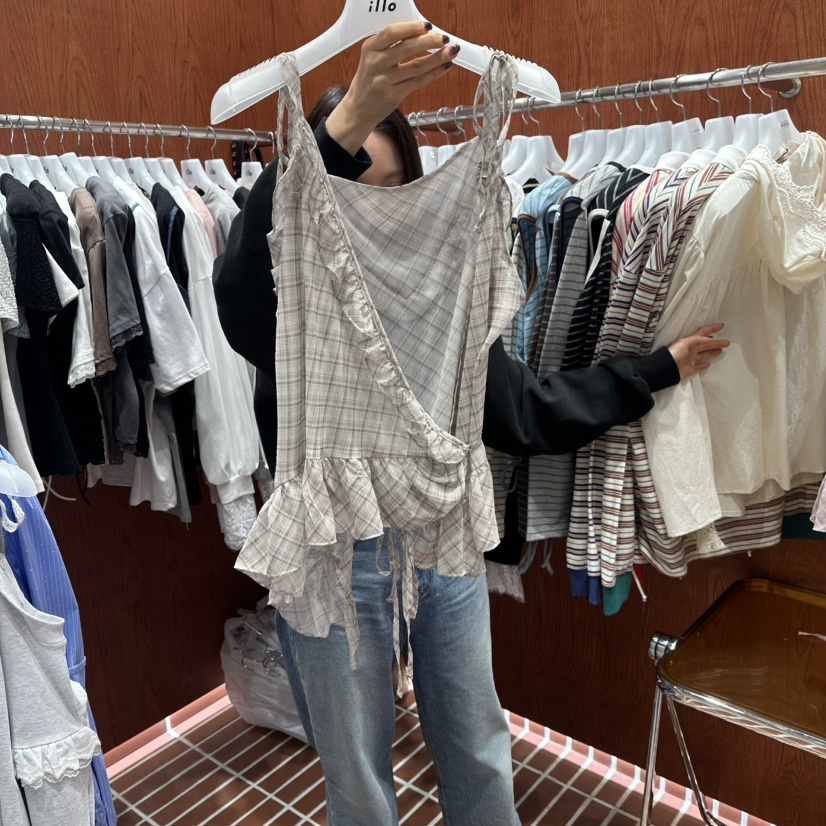 ILLO/MOCI韓國直郵女士新品26春夏職業真品時尚吊帶背心ILLO/MOCI吊帶/背心圖色1