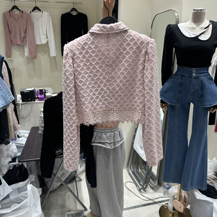 MONOPOLY東大門直郵女士新款26春夏熱賣推薦人氣襯衫蕾絲衫MONO_POLY襯衫/蕾絲衫