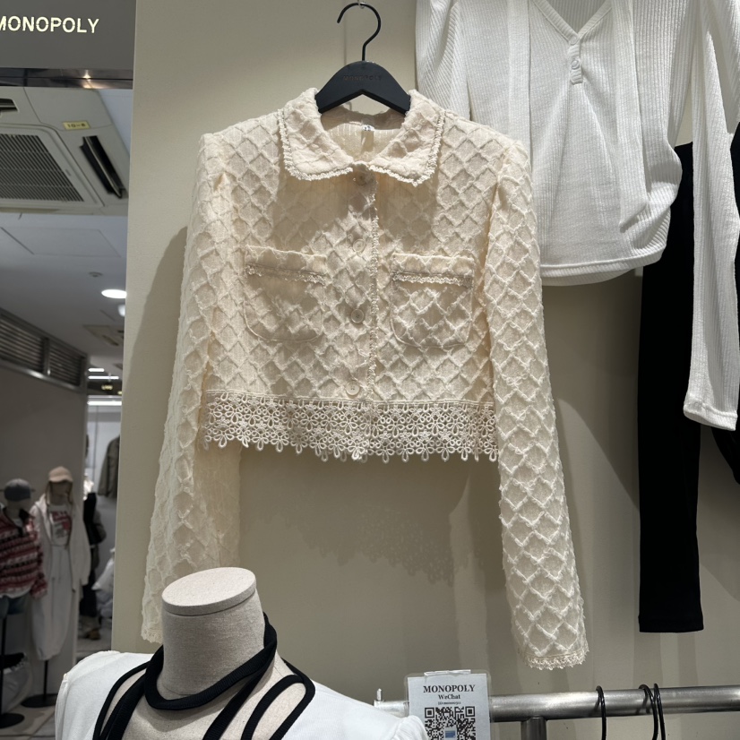MONOPOLY東大門直郵女士新款26春夏熱賣推薦人氣襯衫蕾絲衫MONO_POLY襯衫/蕾絲衫圖色3