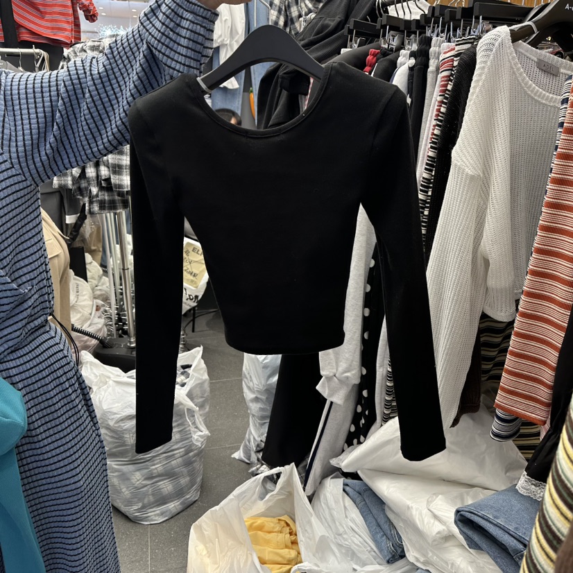 A-DEL東大門代購女裝新品真品推薦熱賣人氣休閑26春夏長袖T恤A-DEL長袖T恤