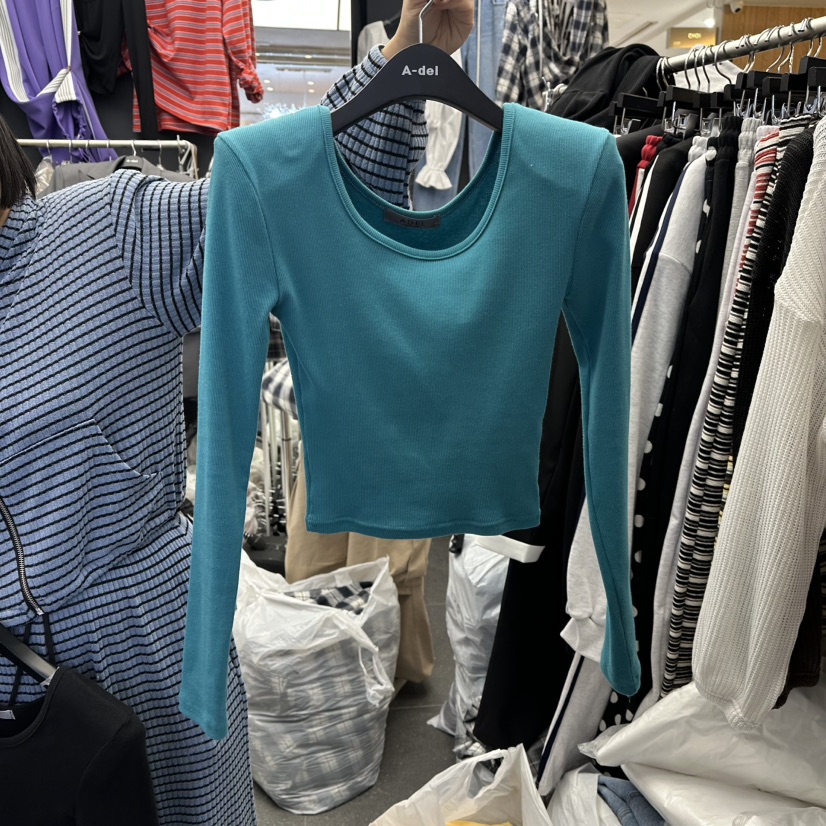 A-DEL東大門代購女裝新品真品推薦熱賣人氣休閑26春夏長袖T恤A-DEL長袖T恤圖色2