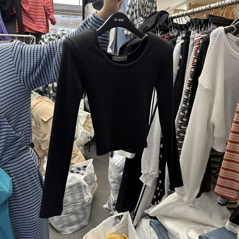 A-DEL東大門代購女裝新品真品推薦熱賣人氣休閑26春夏長袖T恤A-DEL長袖T恤圖色3