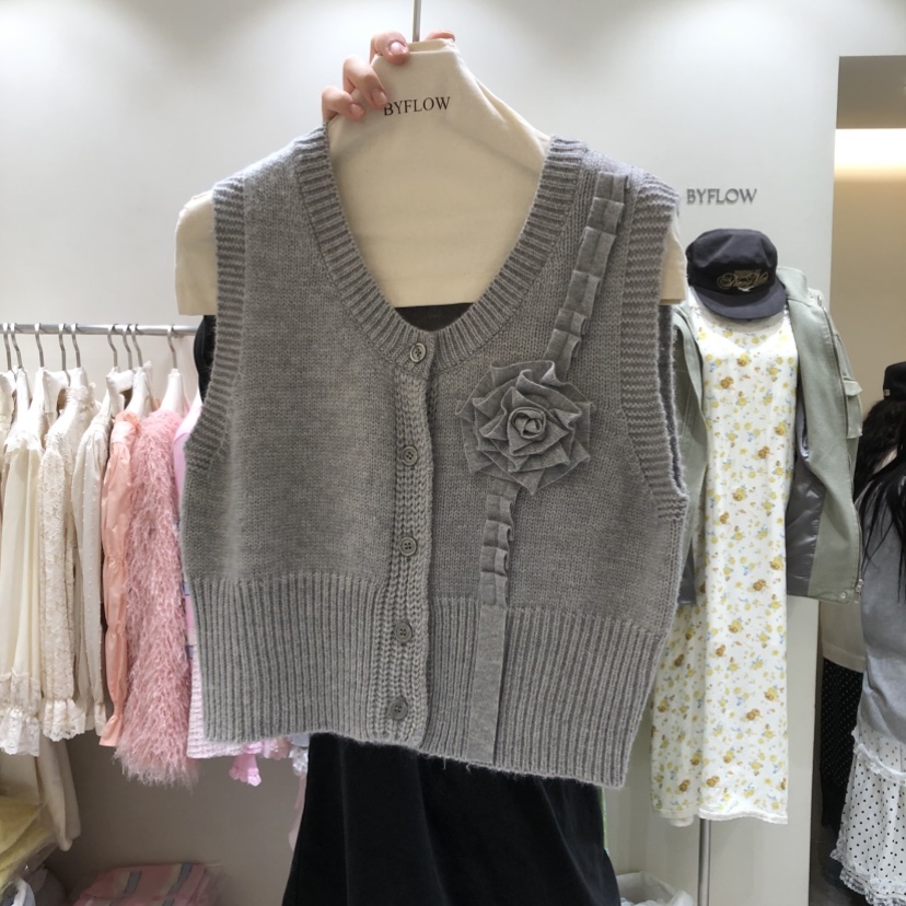 BY FLOW東大門實拍女裝新品推薦時尚真品熱賣職業26春夏馬甲BY FLOW馬甲圖色2