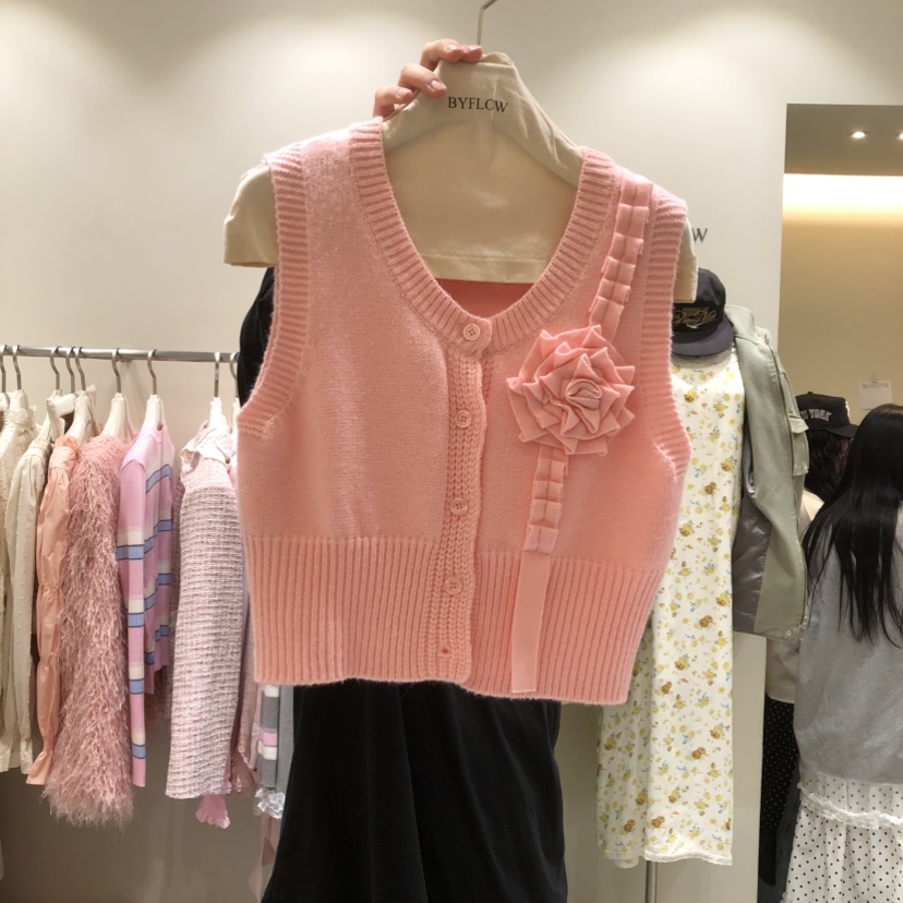 BY FLOW東大門實拍女裝新品推薦時尚真品熱賣職業26春夏馬甲BY FLOW馬甲圖色3