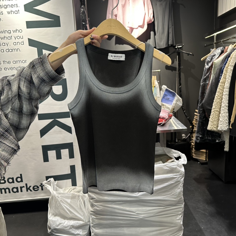 EL BOSQUE韓國代購女士新品熱賣休閑時尚推薦真品吊帶背心EL BOSQUE吊帶/背心圖色3