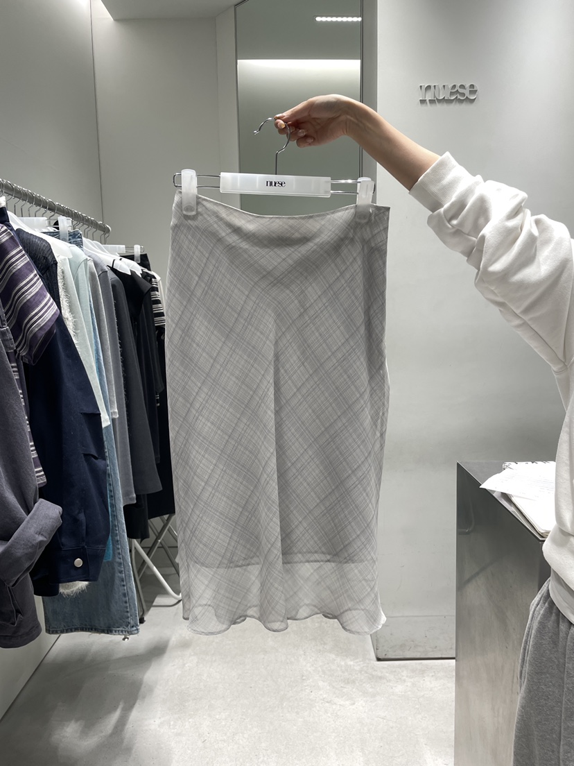 NUESE韓國直郵女士新款人氣時尚真品職業26春夏半身裙中短裙NUESE半身裙/中短裙圖色1