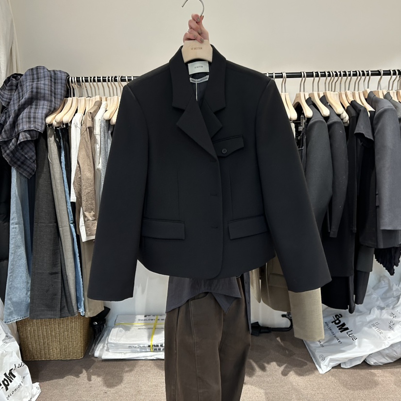 LE BUTTER東大門實拍女裝新款熱賣26春夏休閑夾克羊毛鵝LE BUTTER夾克圖色2