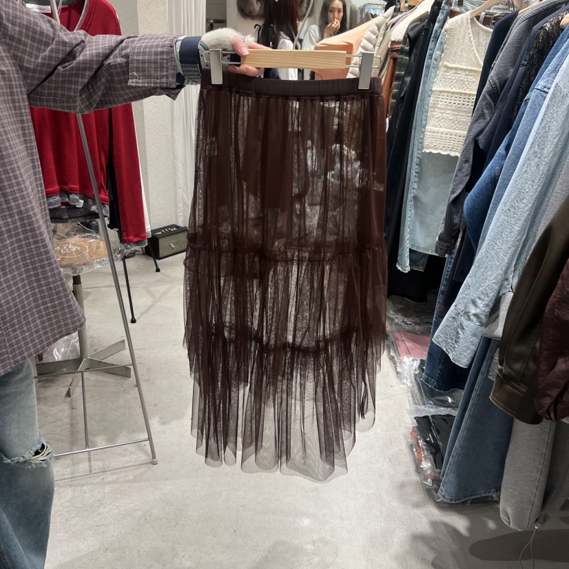 SSEMIENNE韓國代購女裝新款休閑職業熱賣26春夏半身裙中短裙SSENIQUE半身裙/中短裙