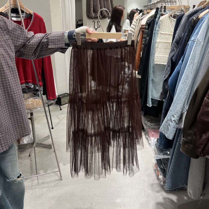 SSEMIENNE韓國代購女裝新款休閑職業熱賣26春夏半身裙中短裙SSENIQUE半身裙/中短裙圖色1