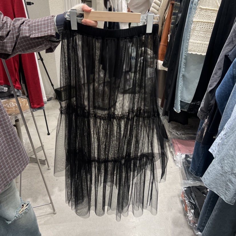 SSEMIENNE韓國代購女裝新款休閑職業熱賣26春夏半身裙中短裙SSENIQUE半身裙/中短裙圖色2