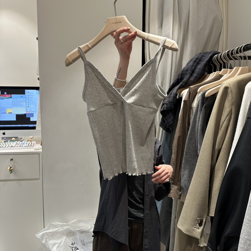 LE BUTTER東大門實拍女裝新款熱賣職業休閑人氣吊帶背心LE BUTTER吊帶/背心圖色3