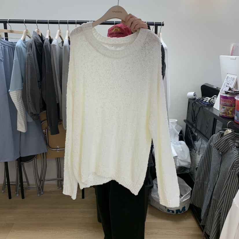 SPAGHETTI東大門直郵女裝新品26春夏真品休閑熱賣時尚針織衫spaghetti針織衫圖色1