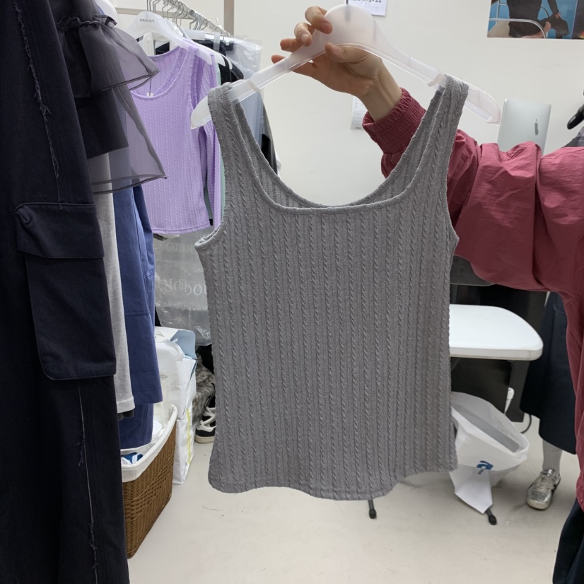 SOLD OUT韓國代購女裝新品人氣休閑真品熱賣推薦吊帶背心SOLD OUT吊帶/背心