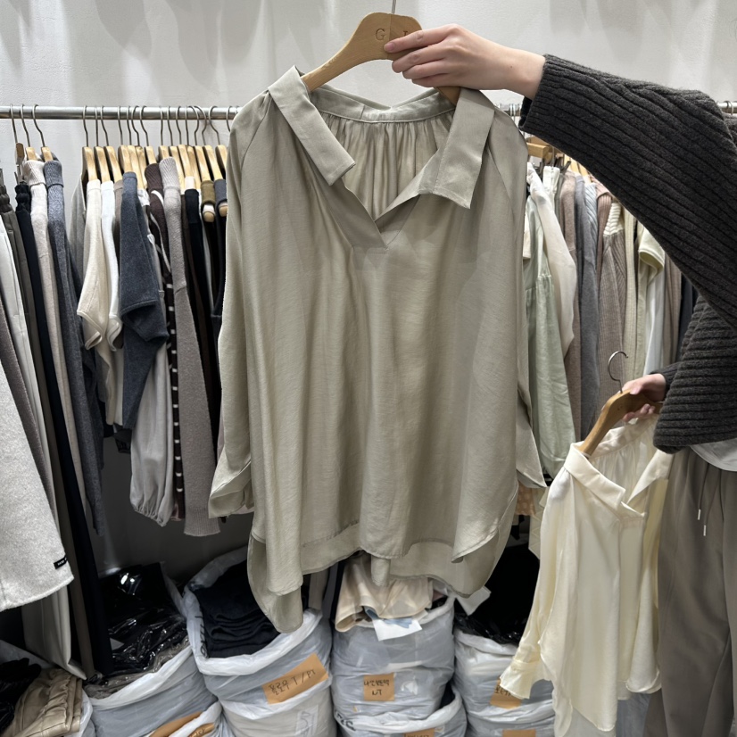 G.I-L東大門代購女裝新品推薦熱賣時尚人氣26春夏襯衫蕾絲衫G.I-L襯衫/蕾絲衫圖色3