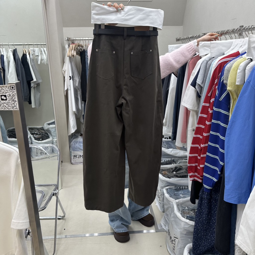 ASCEND東大門直郵女士新品26春夏真品職業休閑褲不含腰帶ASCEND休閑褲